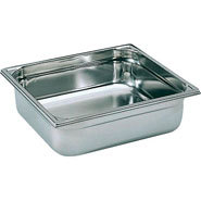 SS Gastronorm Pan. Half Size 15cm - Presentation Only