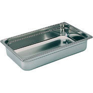 SS Gastronorm Pan - Full Size. 6.5cm. FOR BAKING