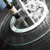 Glass Lazy Susan with Rotating Base - 80cm