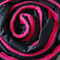 Picnic Rug / Blanket - Pink/Navy Fleece