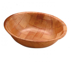 Woven Wooden Bowl - 25cm