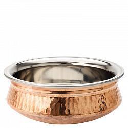 Hammered Copper Handi Bowl - 23.5cm