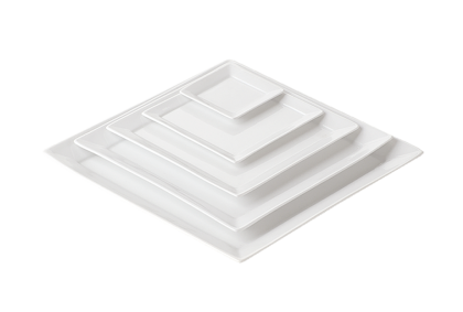 Zen White Square Plate - Large