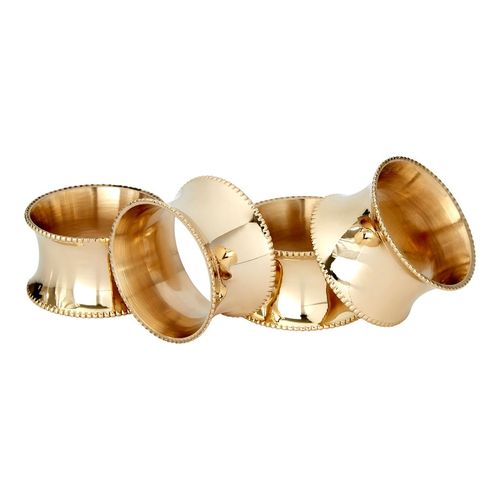Beaded Gold Napkin Ring
