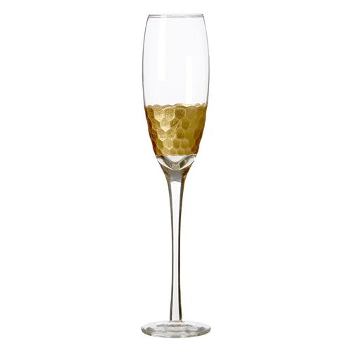 Celeste Gold Champagne Flute Glass