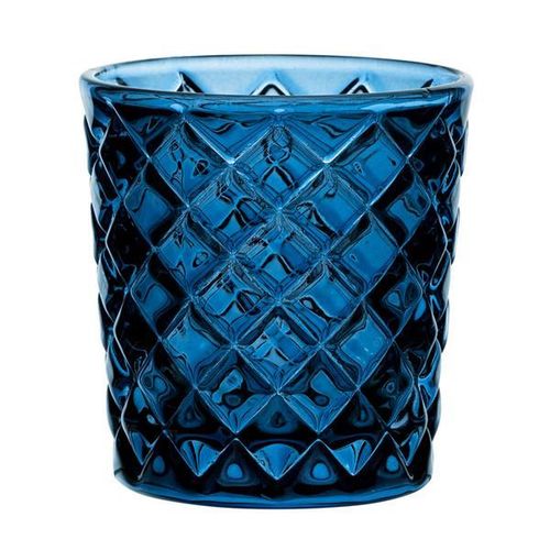 Candice Blue Tealight Candle Holder