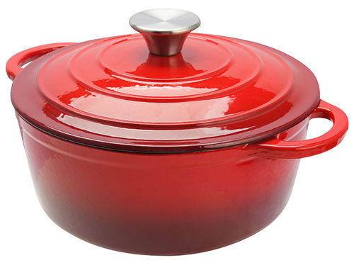 Round Red Casserole Dish With Lid