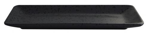 Coronet Deep Black Speckled Platter - 29cm