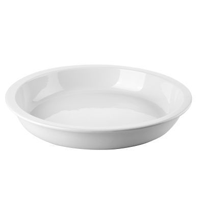 White Fully Vitrified Round Porcelain Dish - 40cm