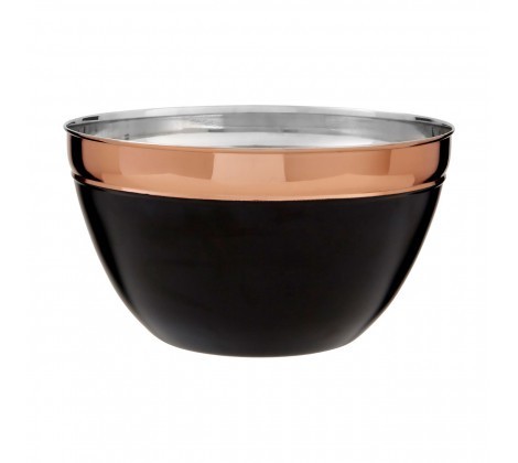Camey Charcoal & Copper Bowl - 26cm