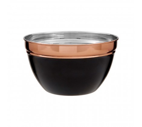 Camey Charcoal & Copper Bowl - 18cm