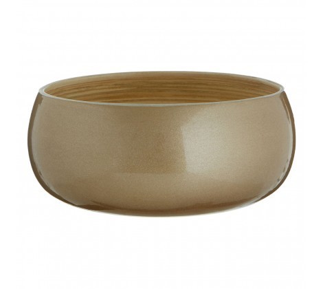 Decorative Natural Bamboo Bowl - 20cm