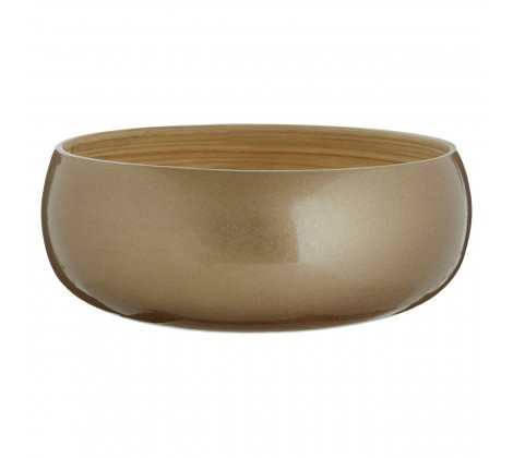 Decorative Natural Bamboo Bowl - 25cm