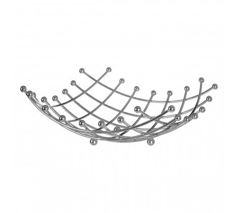 Chrome Wire Lattice Basket