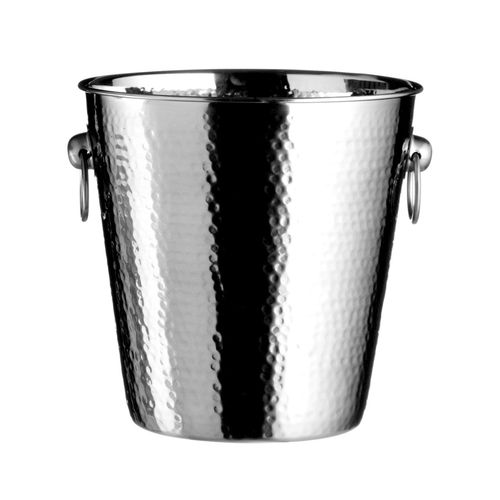 Hammered Stainless Steel Champagne Bucket
