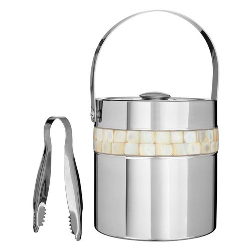 Candice Pearl Ice Bucket and Tong