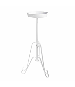 Lacey White Metal Display Stand