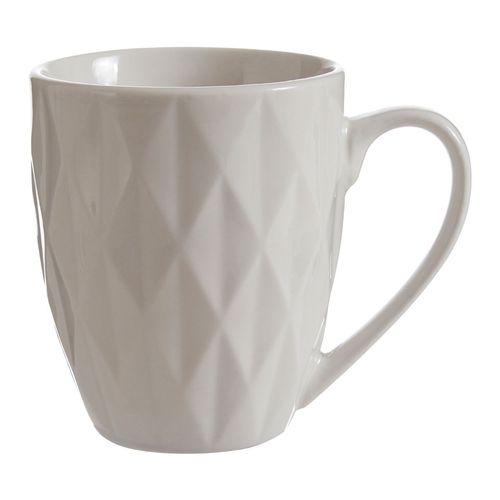 Cornista White Geometric Mug