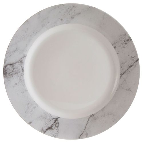 Bolzano White Marble Dinner Plate - 28cm