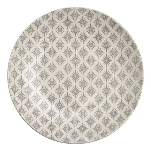 Ariana Grey Geometric Dinner Plate - 28cm