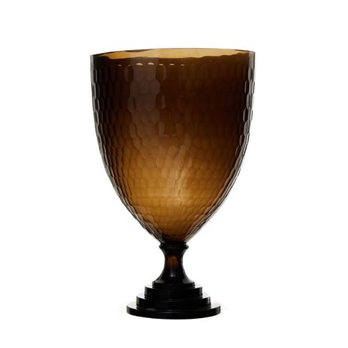 Cavanagh Black Honeycomb Hurricane Vase - Small