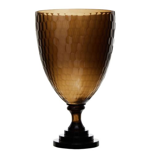 Cavanagh Black Honeycomb Hurricane Vase - Medium
