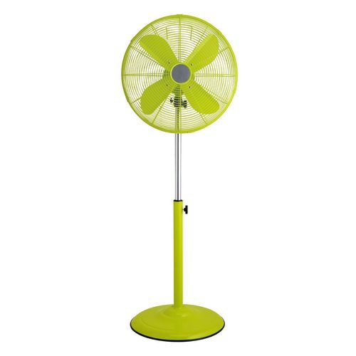 Lime Green Oscillating Floor Standing Fan - 45cm dia.