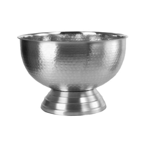 Loulou Hammered Silver Champagne Bowl