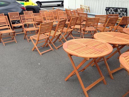 Wooden garden chairs. Catering and event equipment hire\\n\\n11/02/2016 00:15